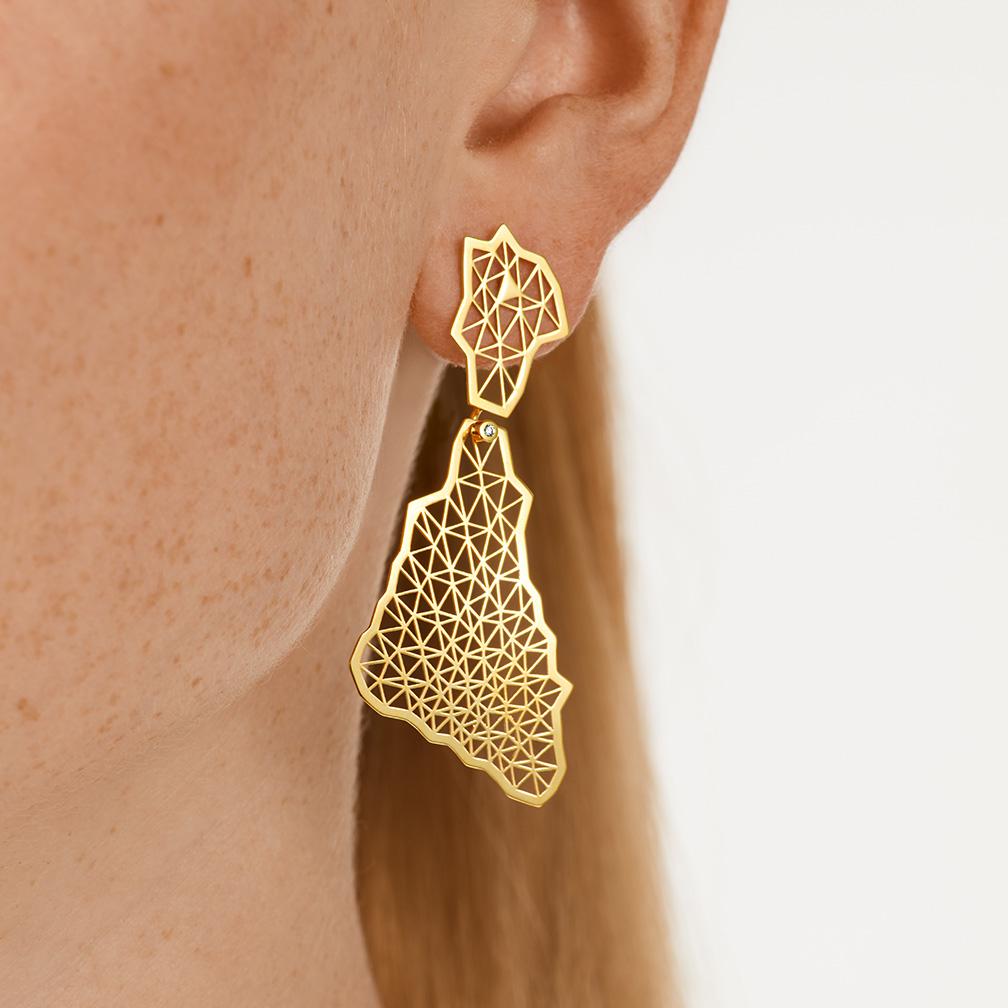 NIESSING TOPIA VISION TRIANGLE ピアス