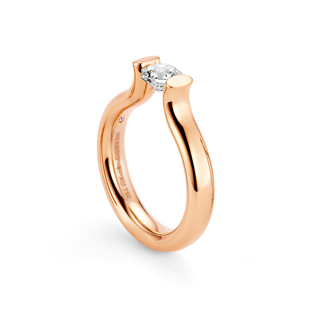 Niessing Spannring® Heaven Peach Pink Edition Shanghai
