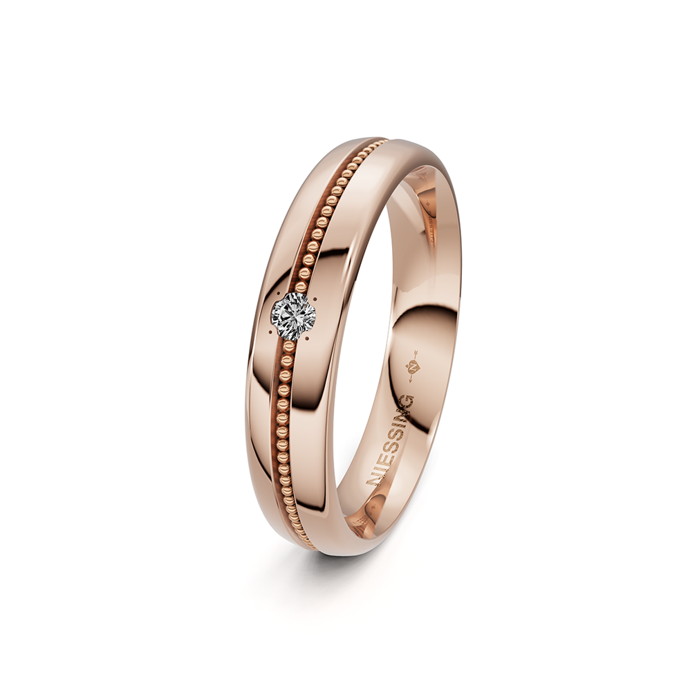 Niessing Art Déco center bicolor