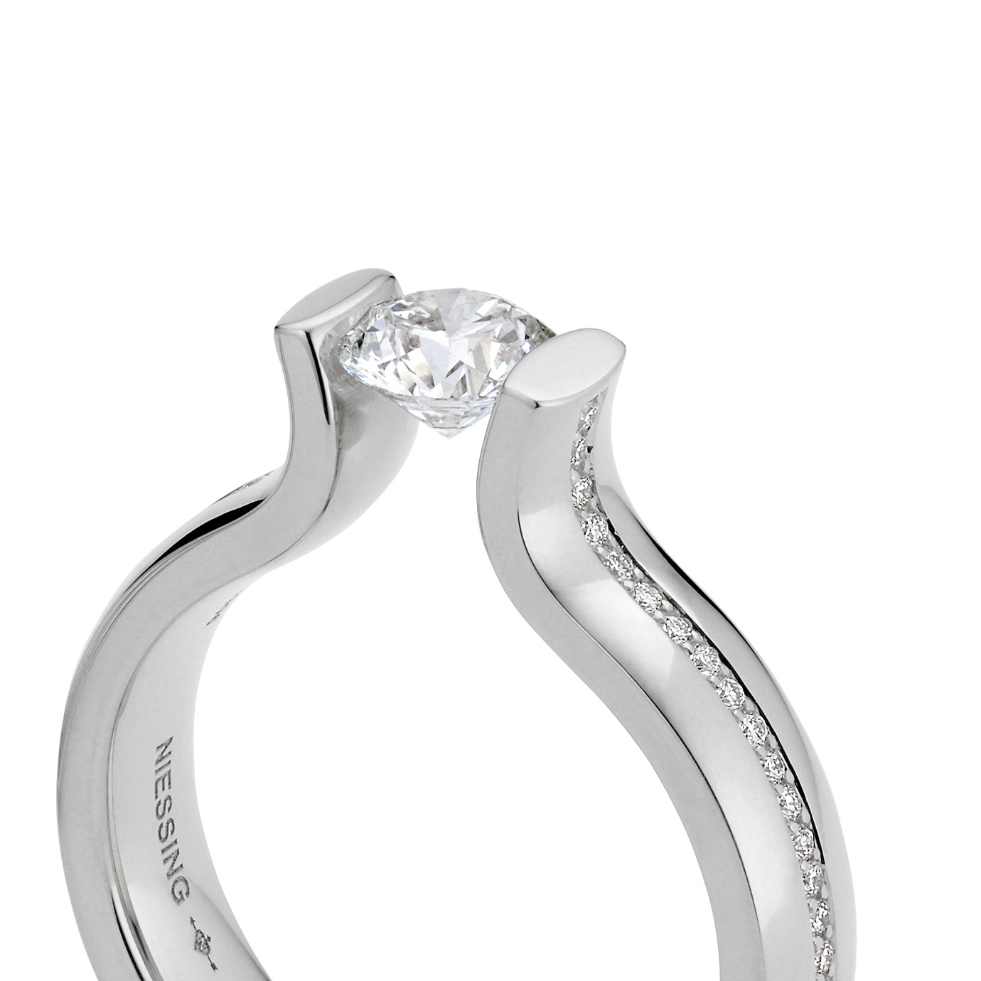 輝く光のライン