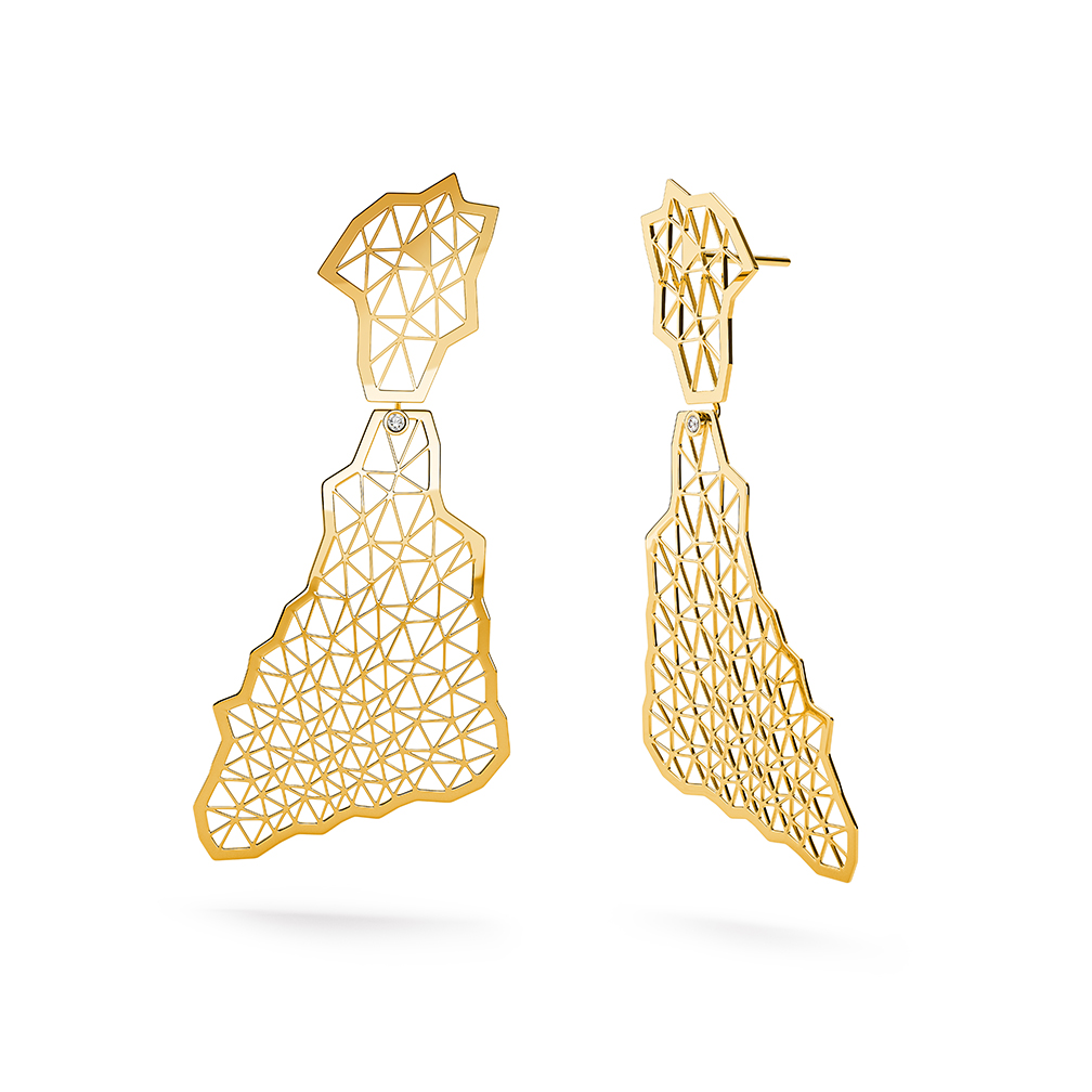 NIESSING TOPIA VISION TRIANGLE ピアス