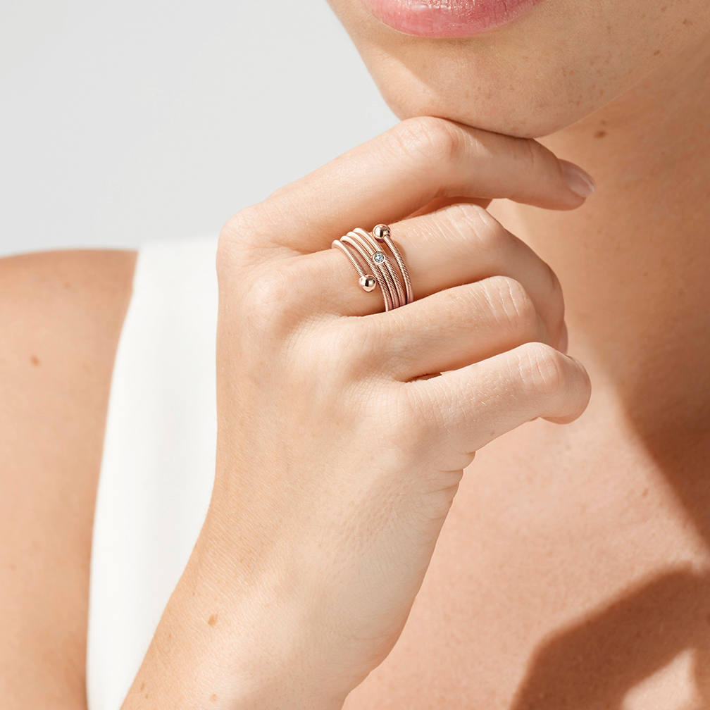 Niessing Colette C リング (4本巻)セッティング付