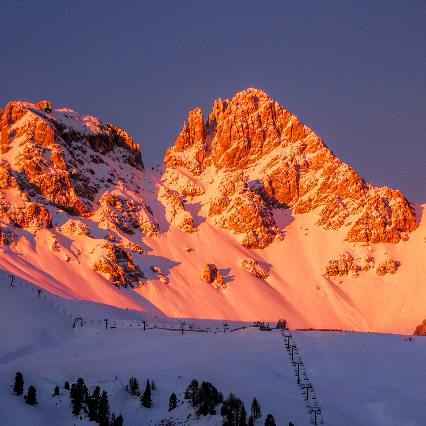 BEHOLD THE ALPINE GLOW!