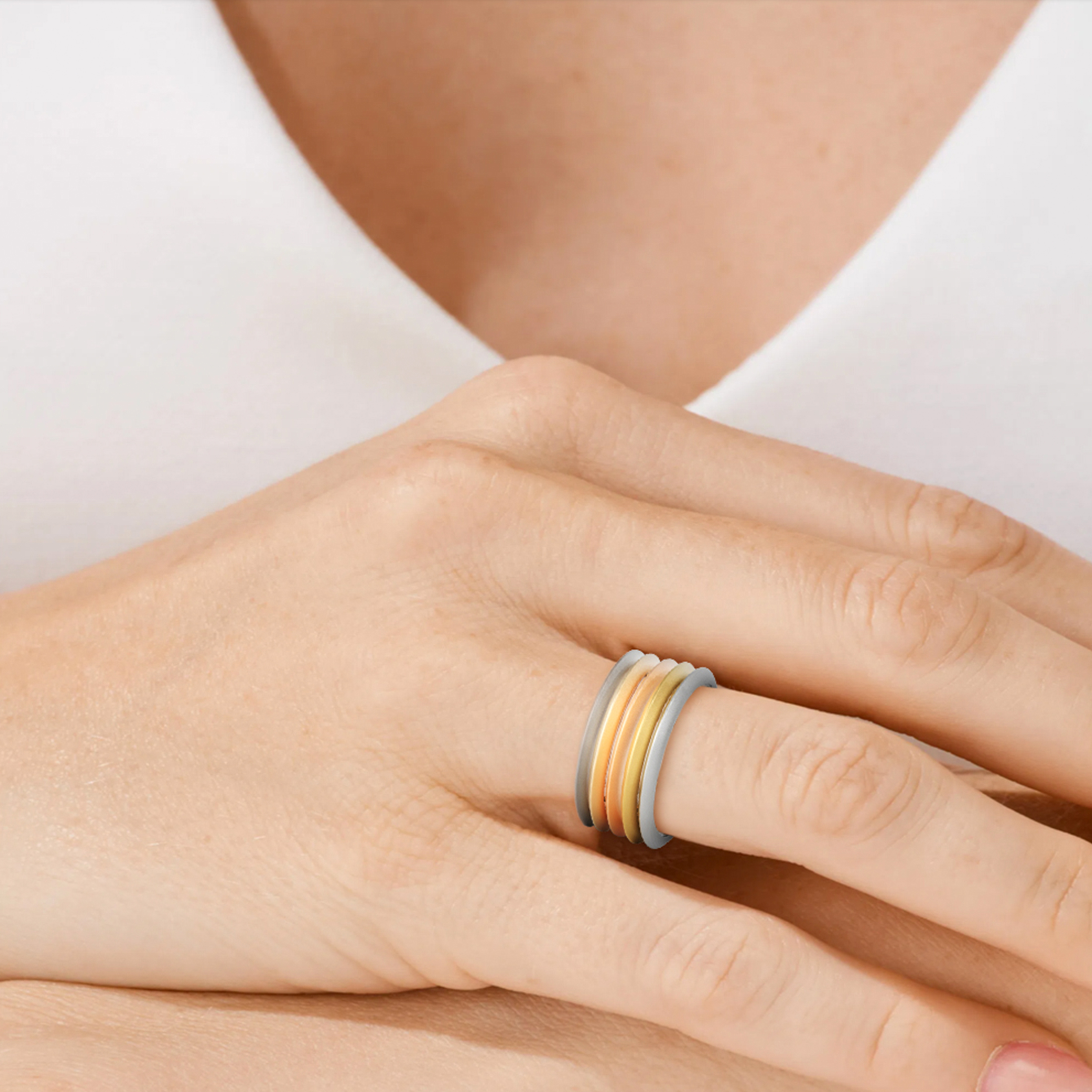 Niessing Triangle Color Rings