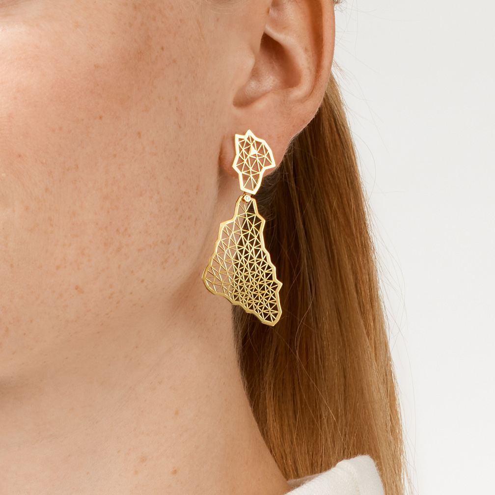 NIESSING TOPIA VISION TRIANGLE ピアス