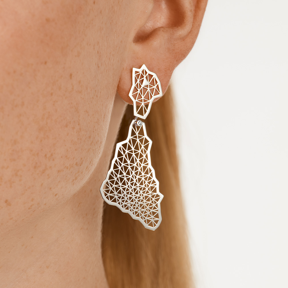 NIESSING TOPIA VISION TRIANGLE ピアス