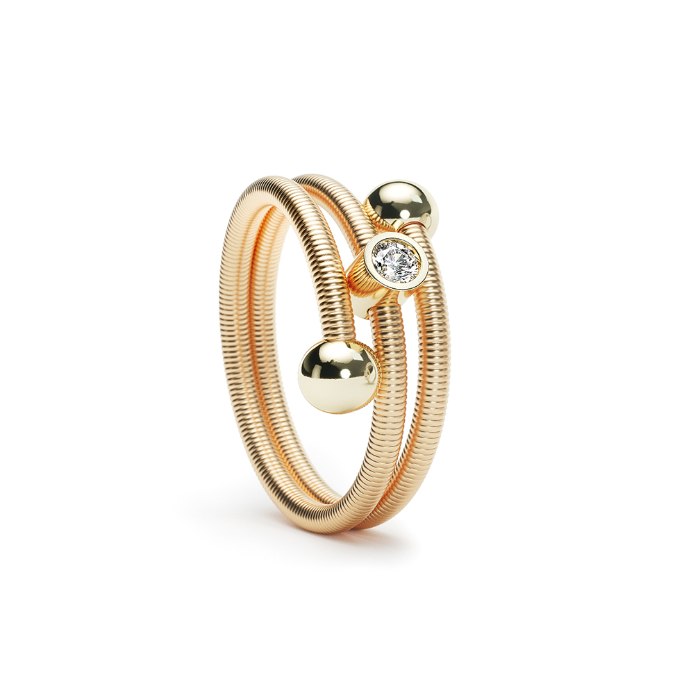 Niessing Colette C リング (2本巻)セッティング付