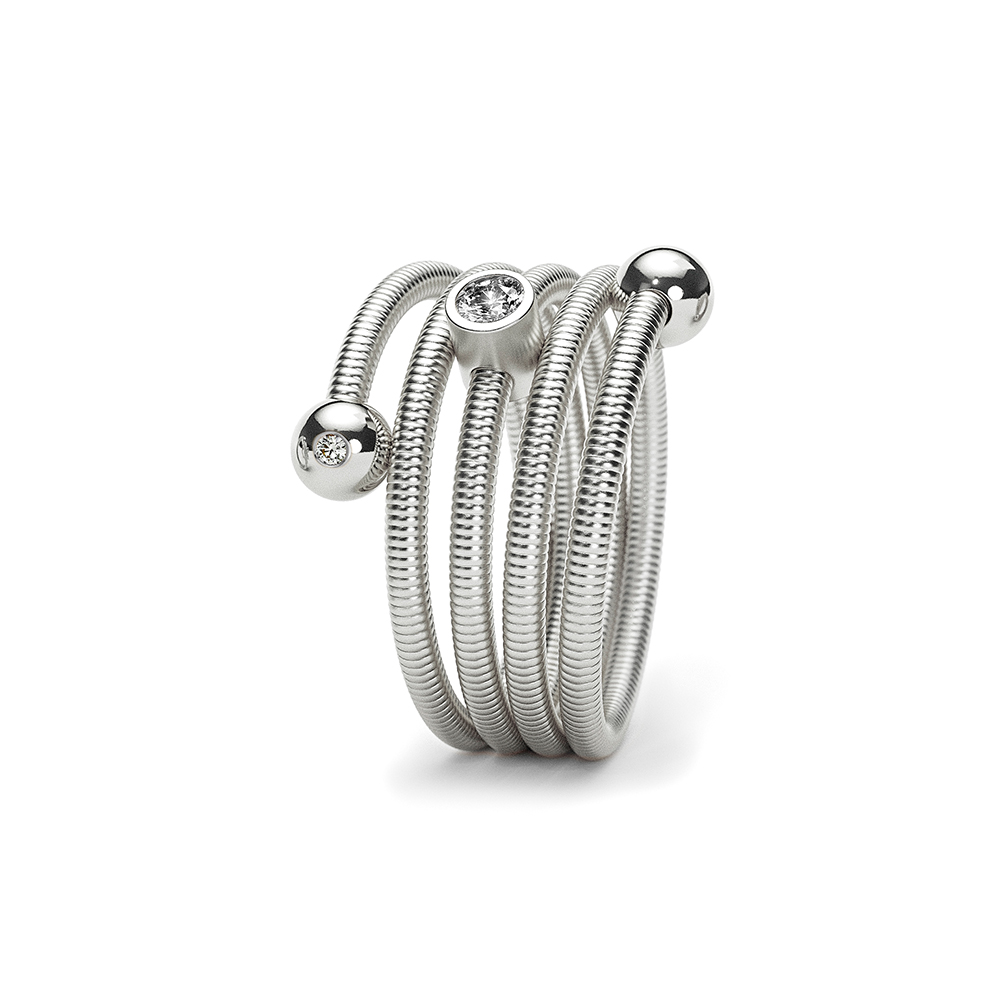 Niessing Colette C リング (4本巻)セッティング付